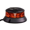CARCLEVER Robustní oranžový LED maják, černý hliník, 36W, ECE R65 (wl401fix)