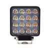 LED světlo čtvercové bílé/oranžové, 16x3W, 110x110mm, ECE R10 (wl-440wo)